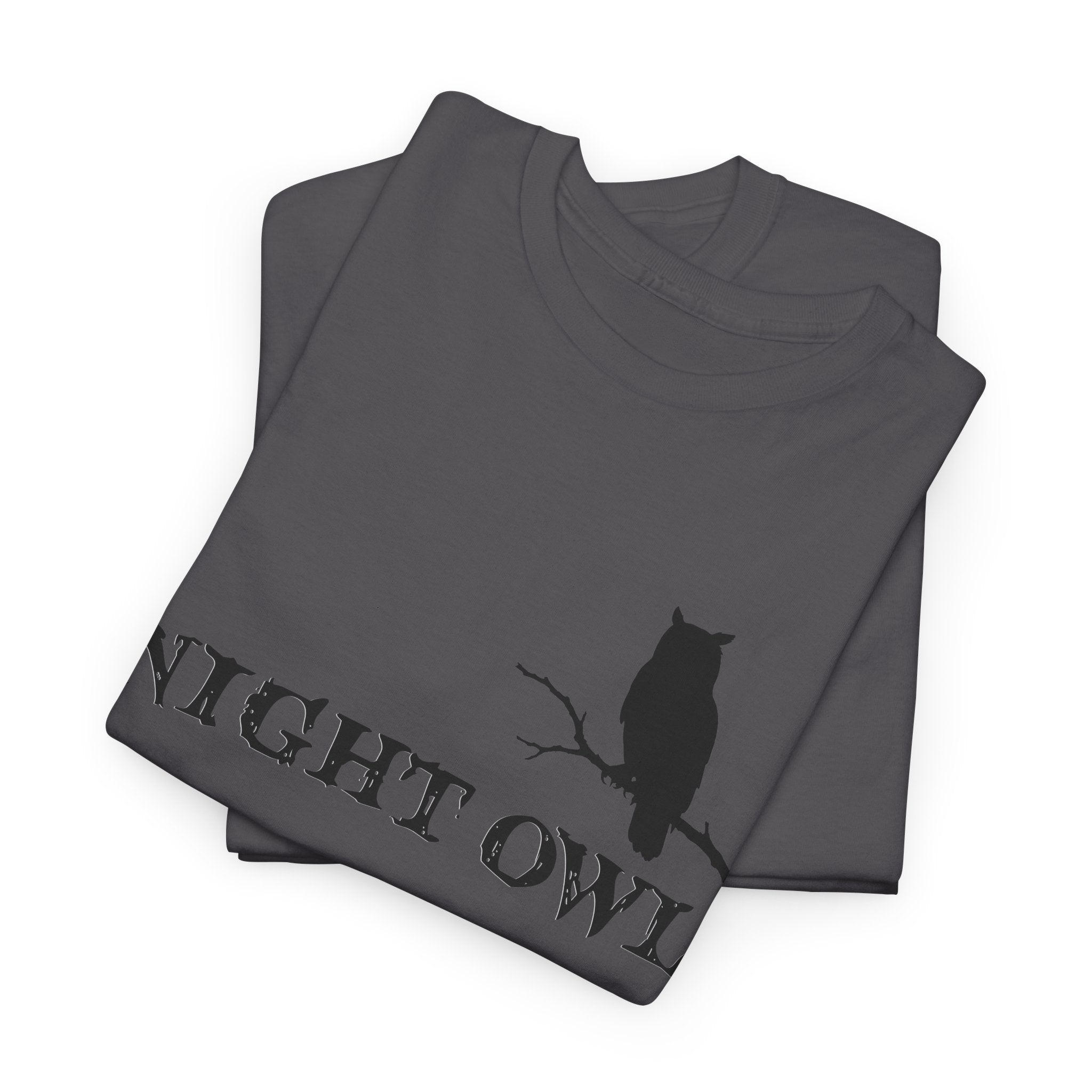 🌙 Night Owl™ Minimal Silhouette Tee