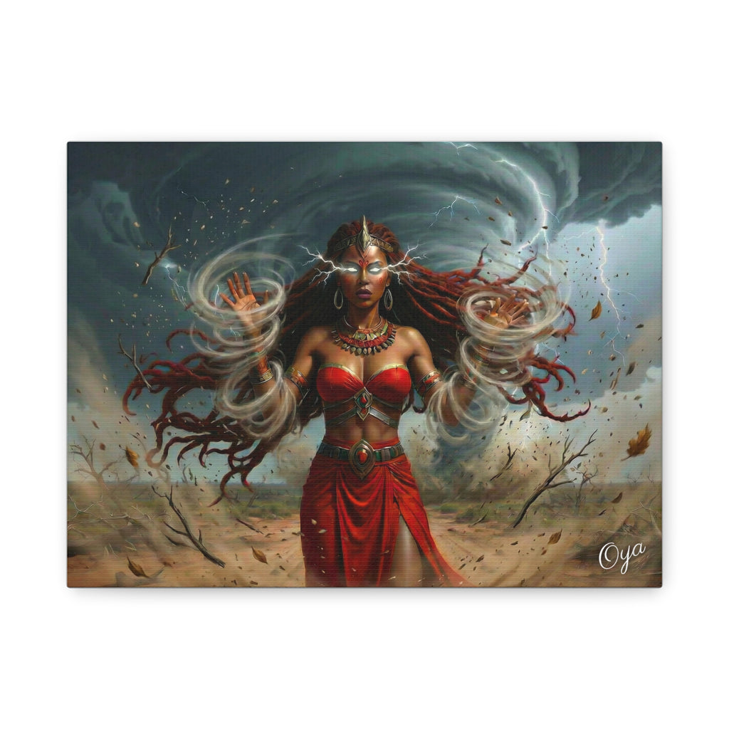 Oya Goddess of the Storm Matte Canvas