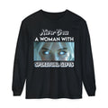 🔮👑 Never Cross a Woman With Spiritual Gifts™ — Mystic Power Long Sleeve Tee ✨🖤🔥