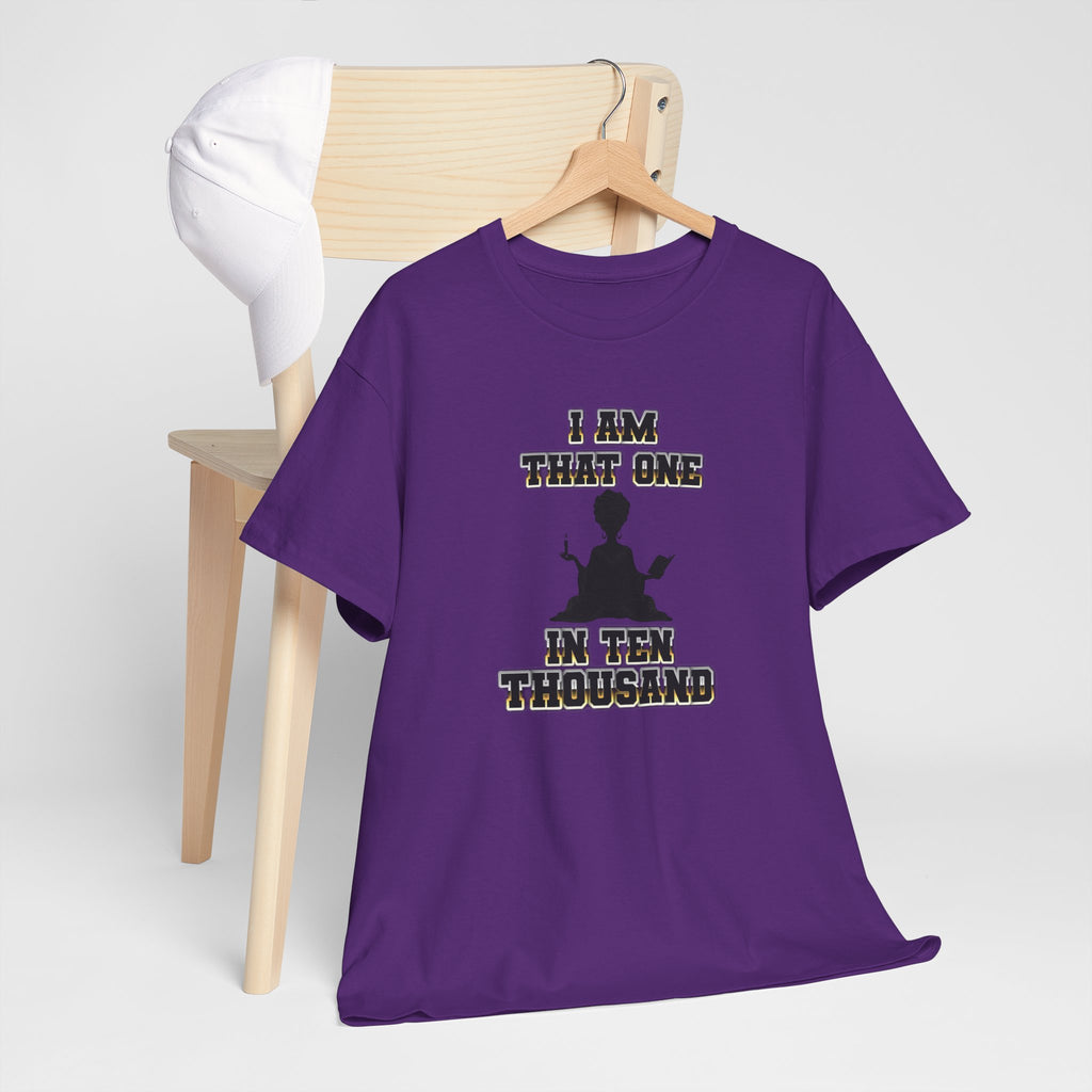 I Am That One in Ten Thousand – Yoga & Spiritual Woman Tee