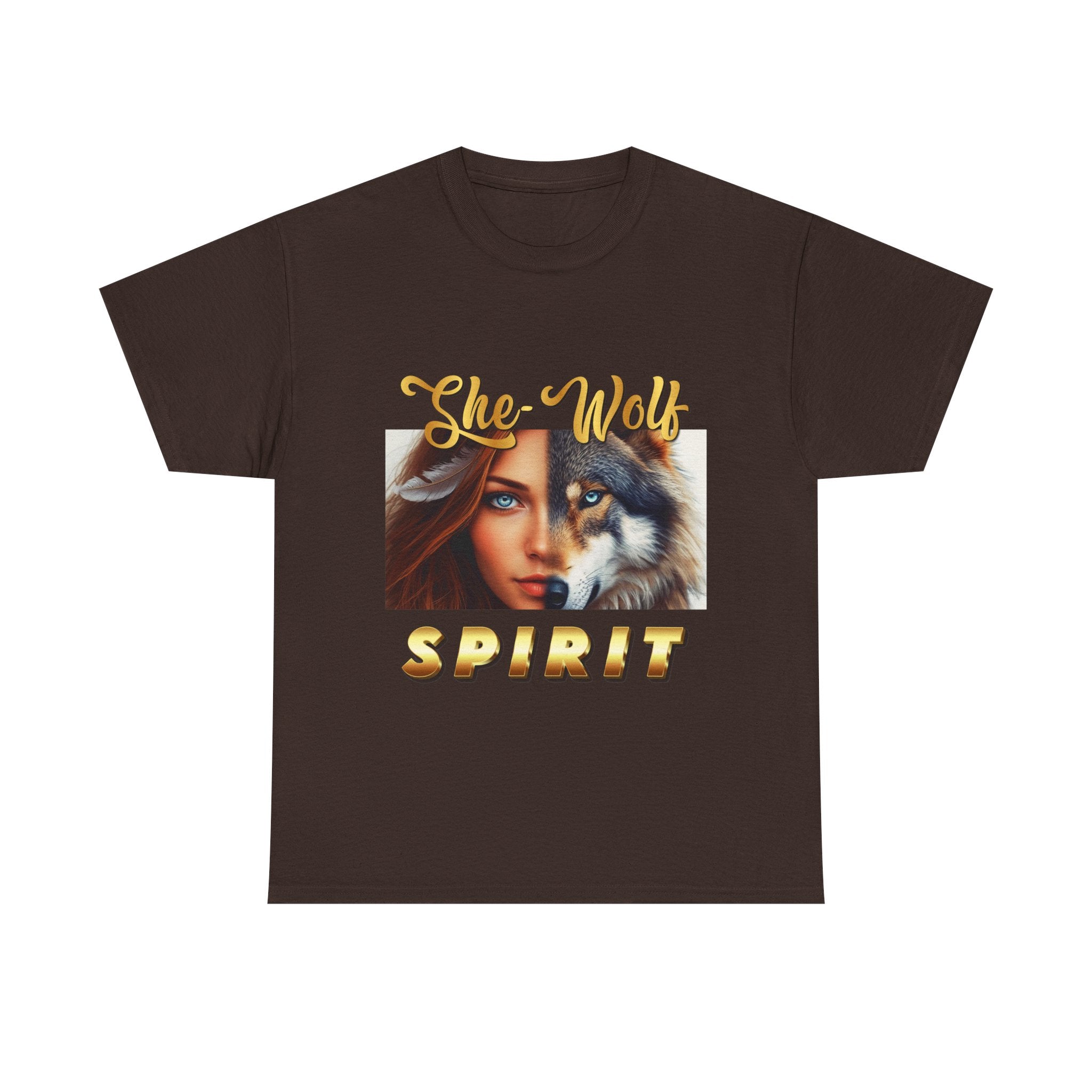 She-Wolf Spirit T-Shirt – Wild Feminine Energy Graphic Tee