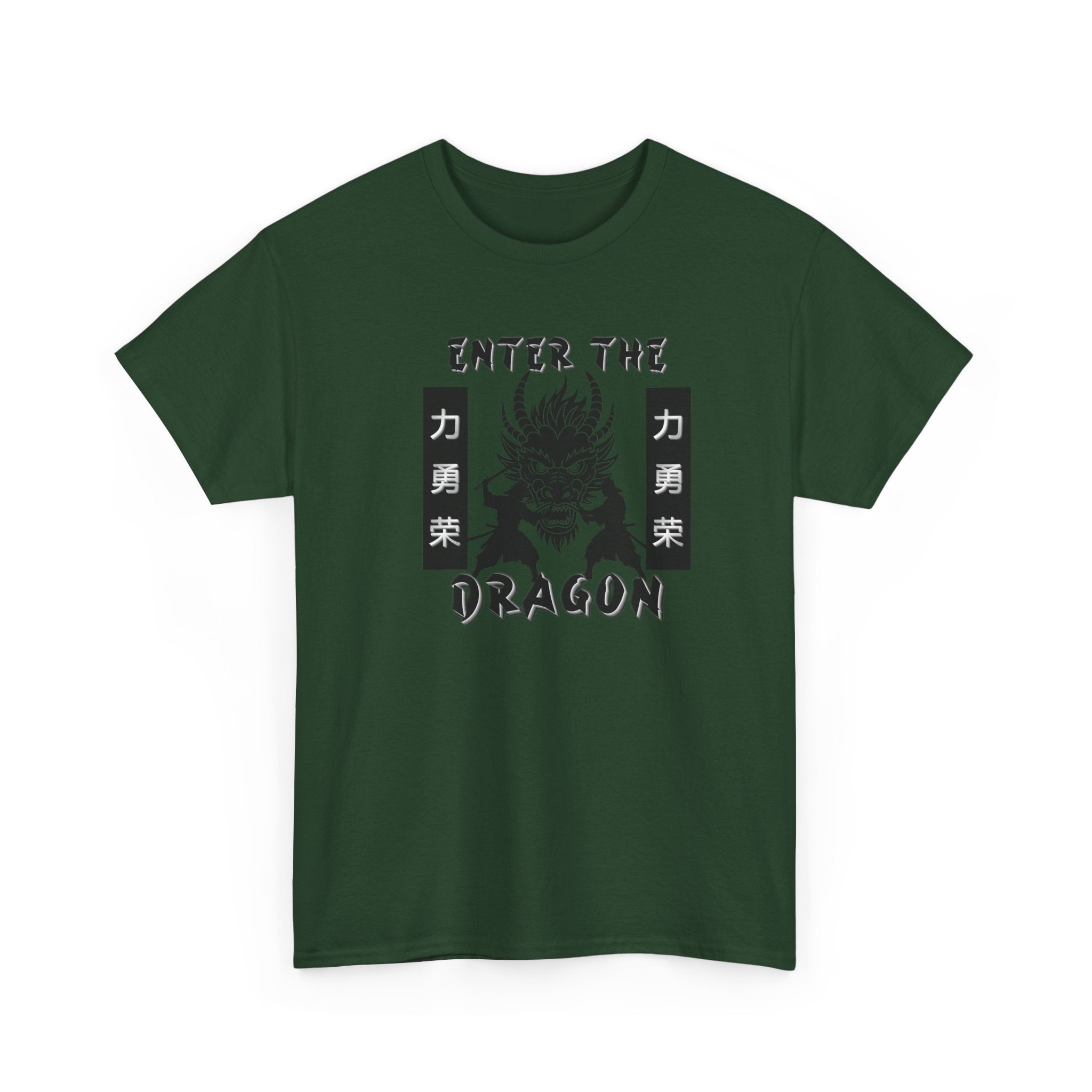 ENTER THE DRAGON — Dragon of Honor Tee | Strength, Courage & Power Graphic Shirt🐉🔥