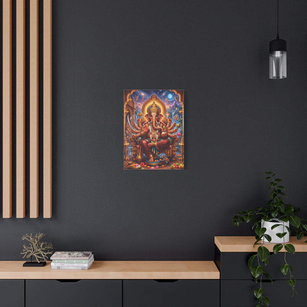 🐘✨ Sacred Ganesha Blessings Canvas — Divine Protection & Abundance Wall Art 👑🪷