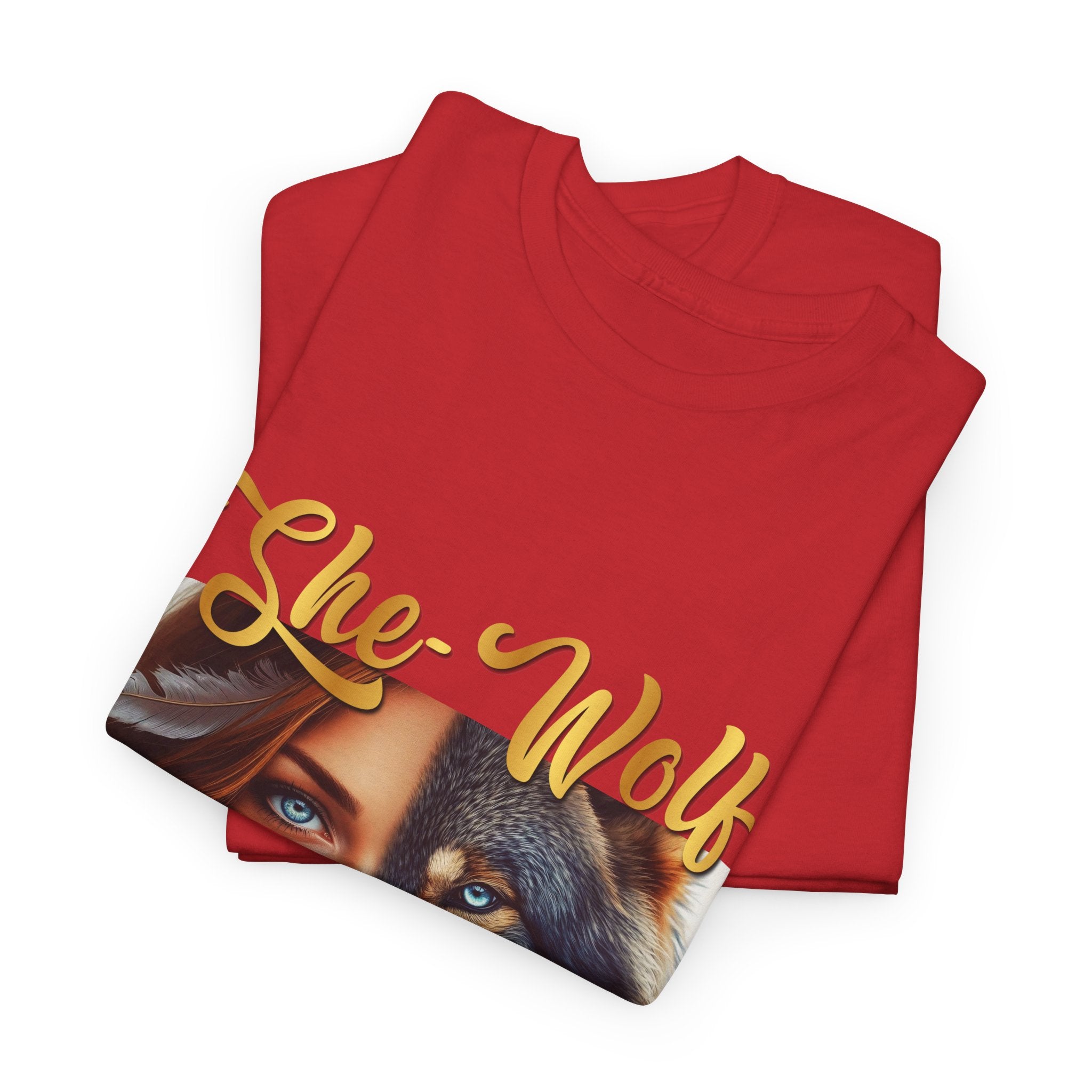 She-Wolf Spirit T-Shirt – Wild Feminine Energy Graphic Tee