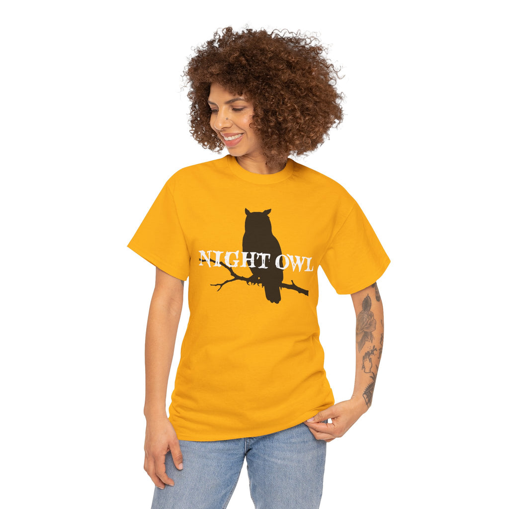 Night Owl T-Shirt — Silhouette Owl Graphic Tee