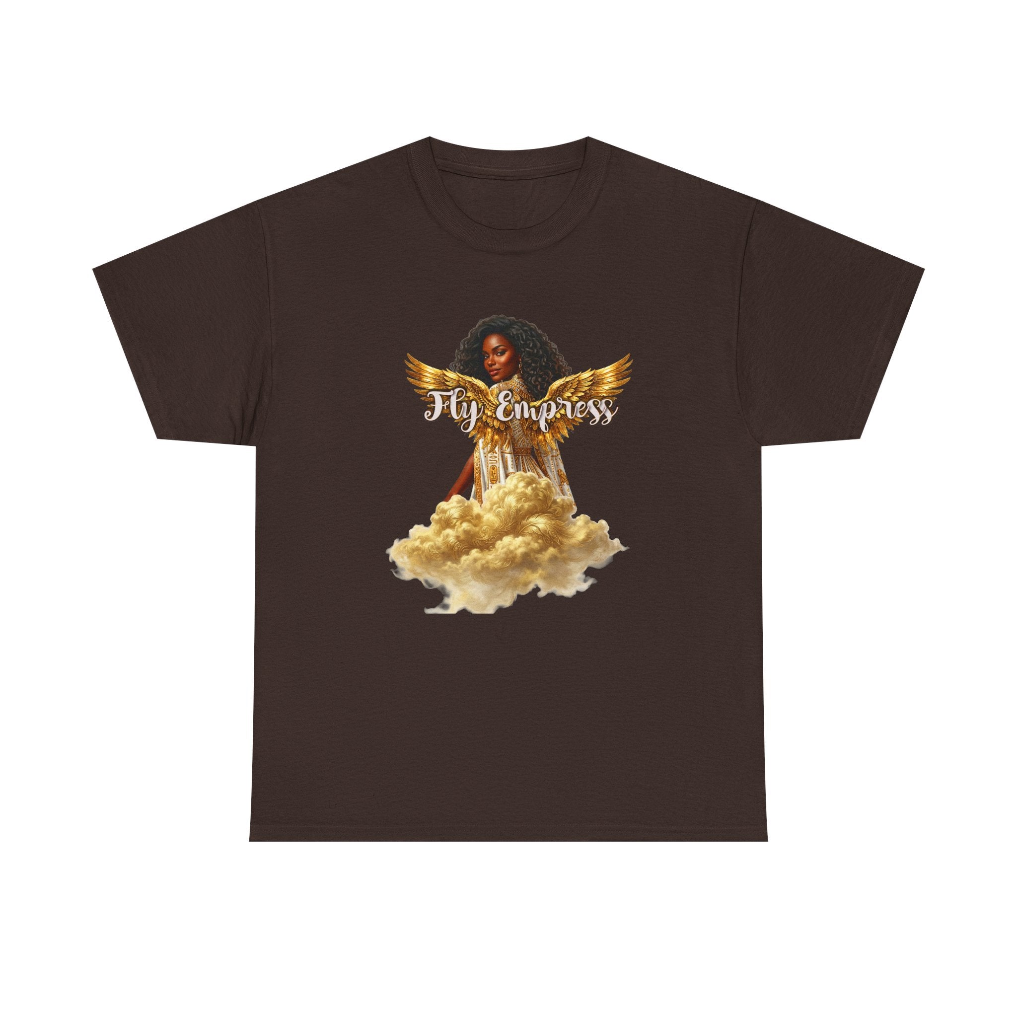 👑🕊️ Fly Empress Angel Wing Tee — Divine Queen Energy Graphic T-Shirt 🔥✨