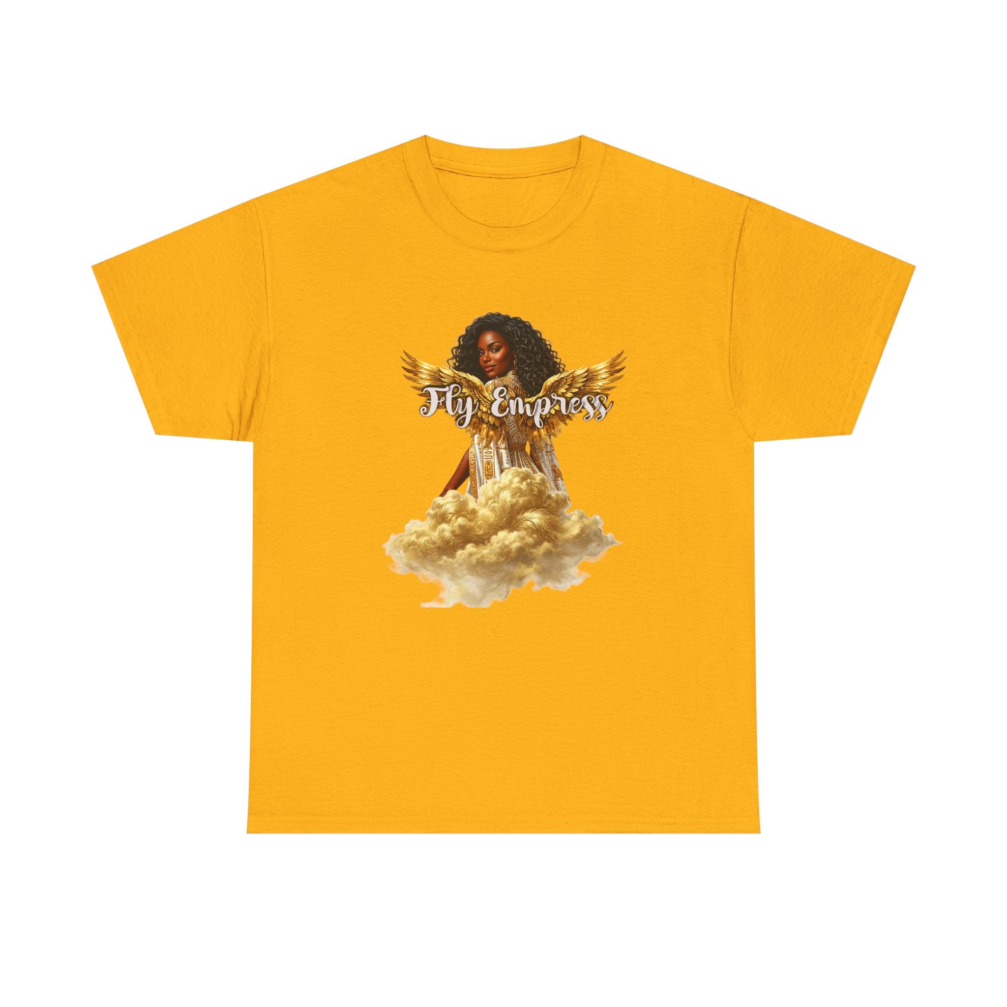 👑🕊️ Fly Empress Angel Wing Tee — Divine Queen Energy Graphic T-Shirt 🔥✨