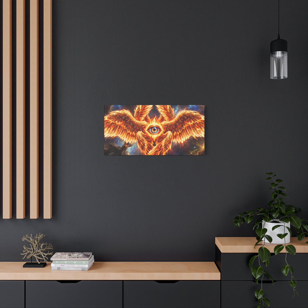 🔥👁️ Holy Seraphim Throne Canvas — Celestial Angelic Realm Wall Art ✨🕊️