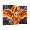 🔥👁️ Holy Seraphim Throne Canvas — Celestial Angelic Realm Wall Art ✨🕊️