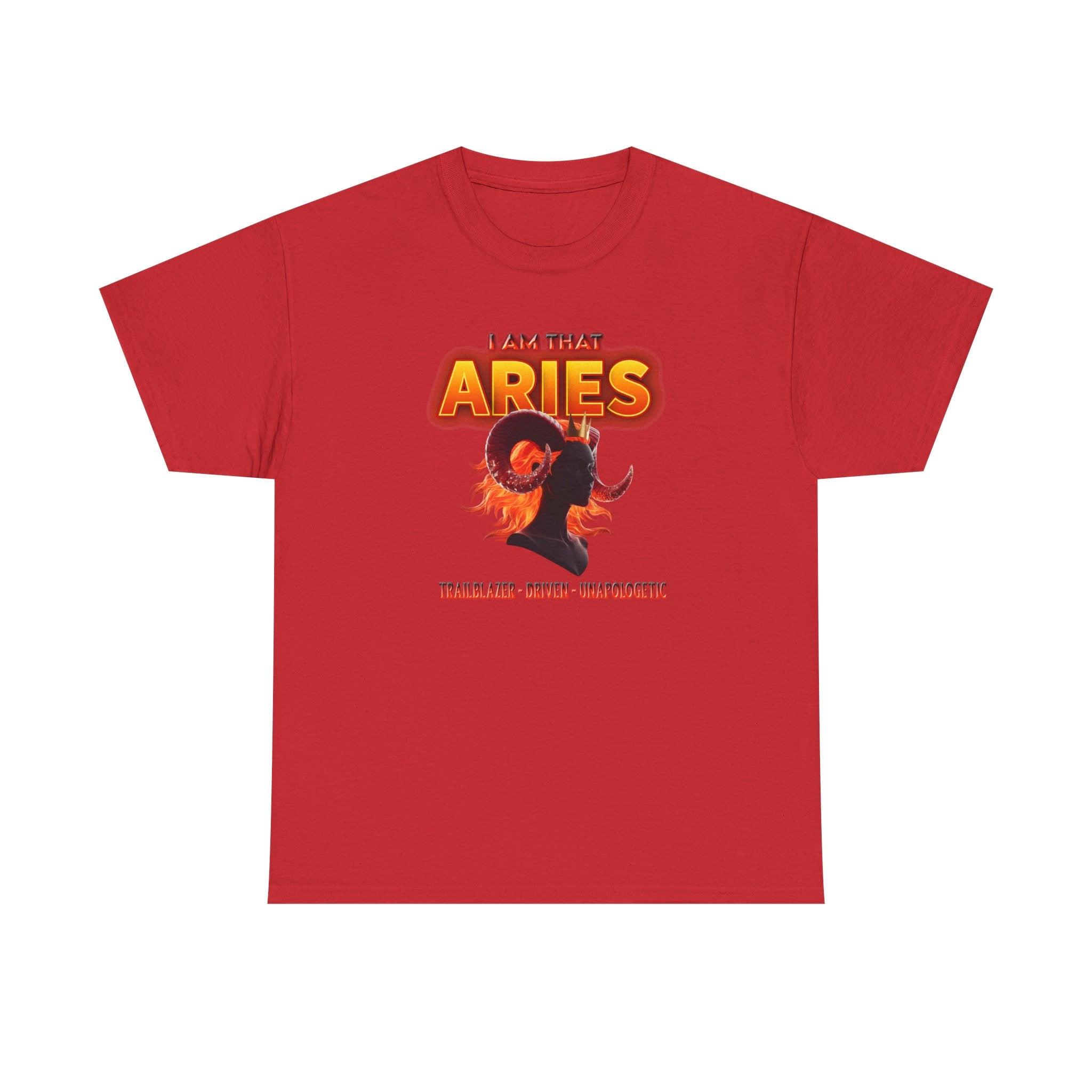 I Am That Aries™ — Bold Ram Zodiac Statement T-Shirt
