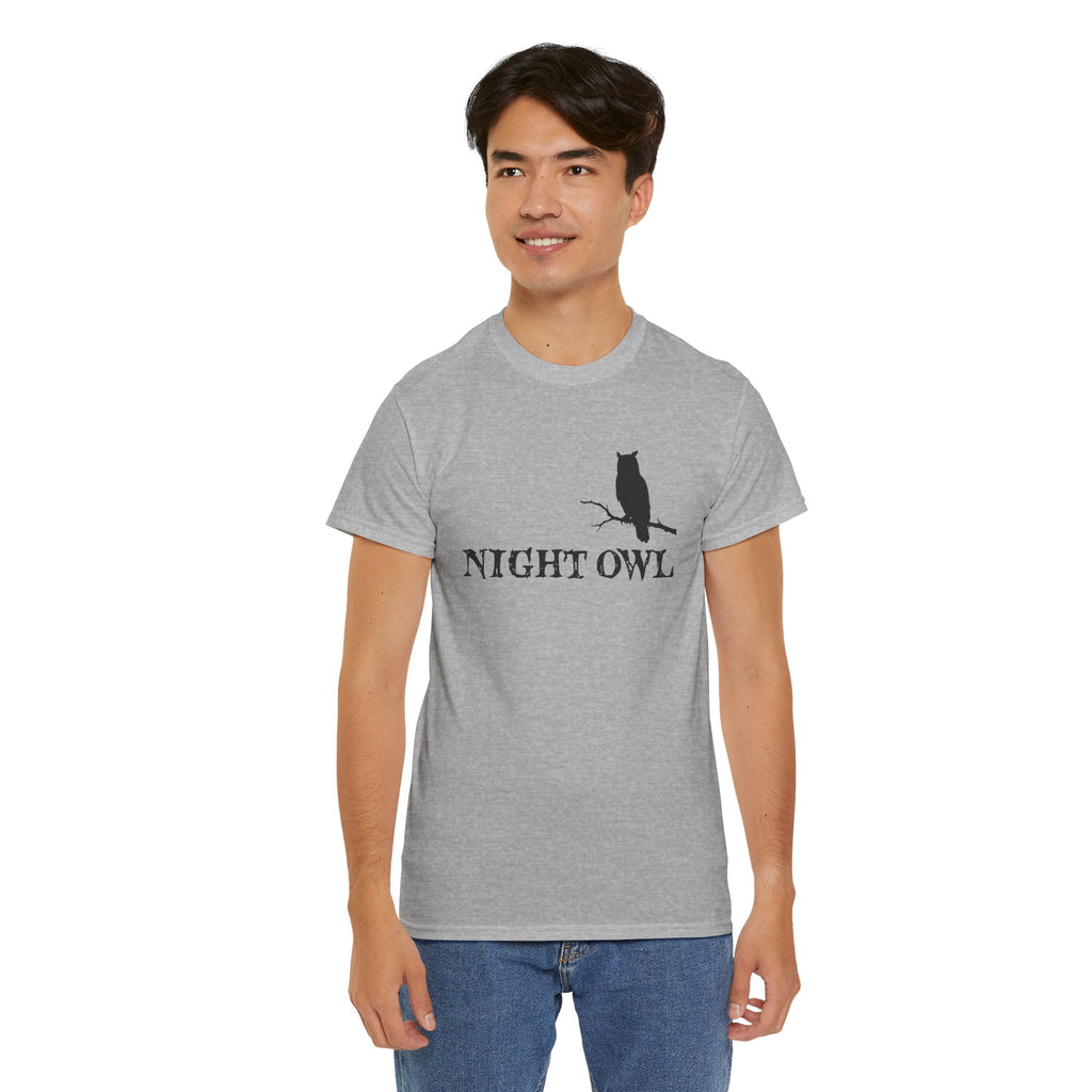 🌙 Night Owl™ Minimal Silhouette Tee