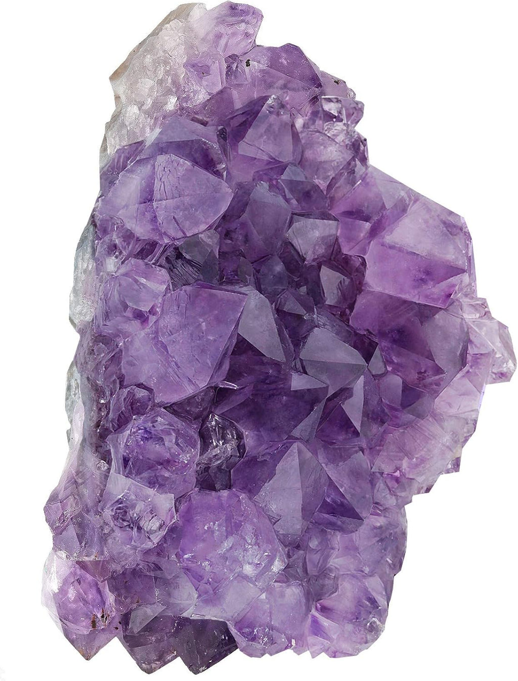 Natural Amethyst Quartz Crystal Cluster,Druzy Geode Specimen Gemstone Sculpture Sphere(1.9-2.2Ibs)