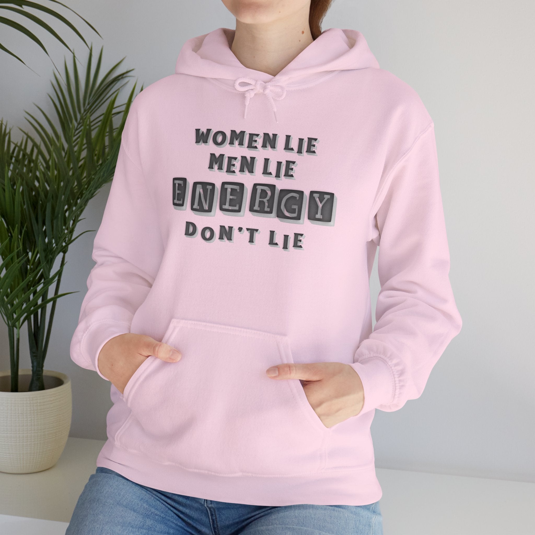 Energy Don’t Lie™ Hoodie — Truth Over Talk Statement Pullover  Spiritual + Street
