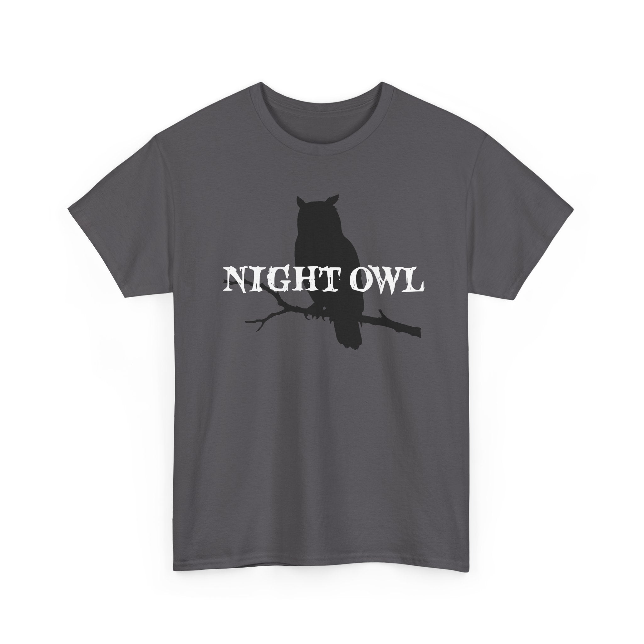 Night Owl T-Shirt — Silhouette Owl Graphic Tee