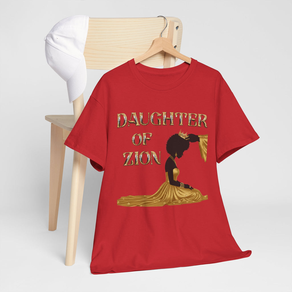 Daughter of Zion Tee — Inspirational Faith Graphic T‑Shirt for Girls & Women