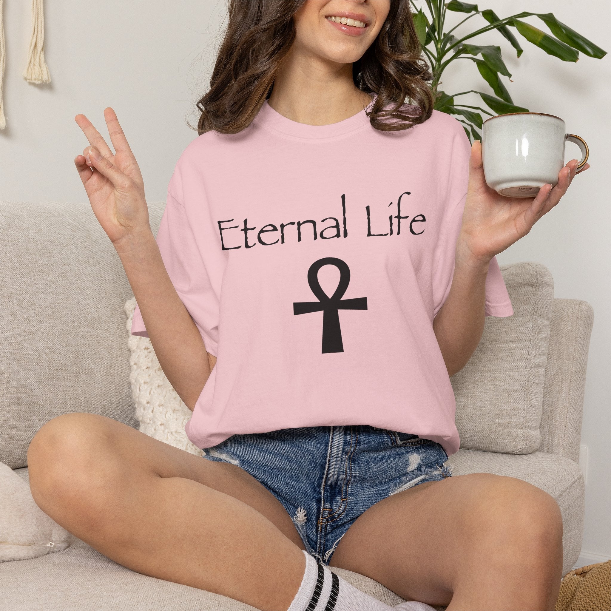Eternal Life T-Shirt — Ankh Symbol Spiritual Tee