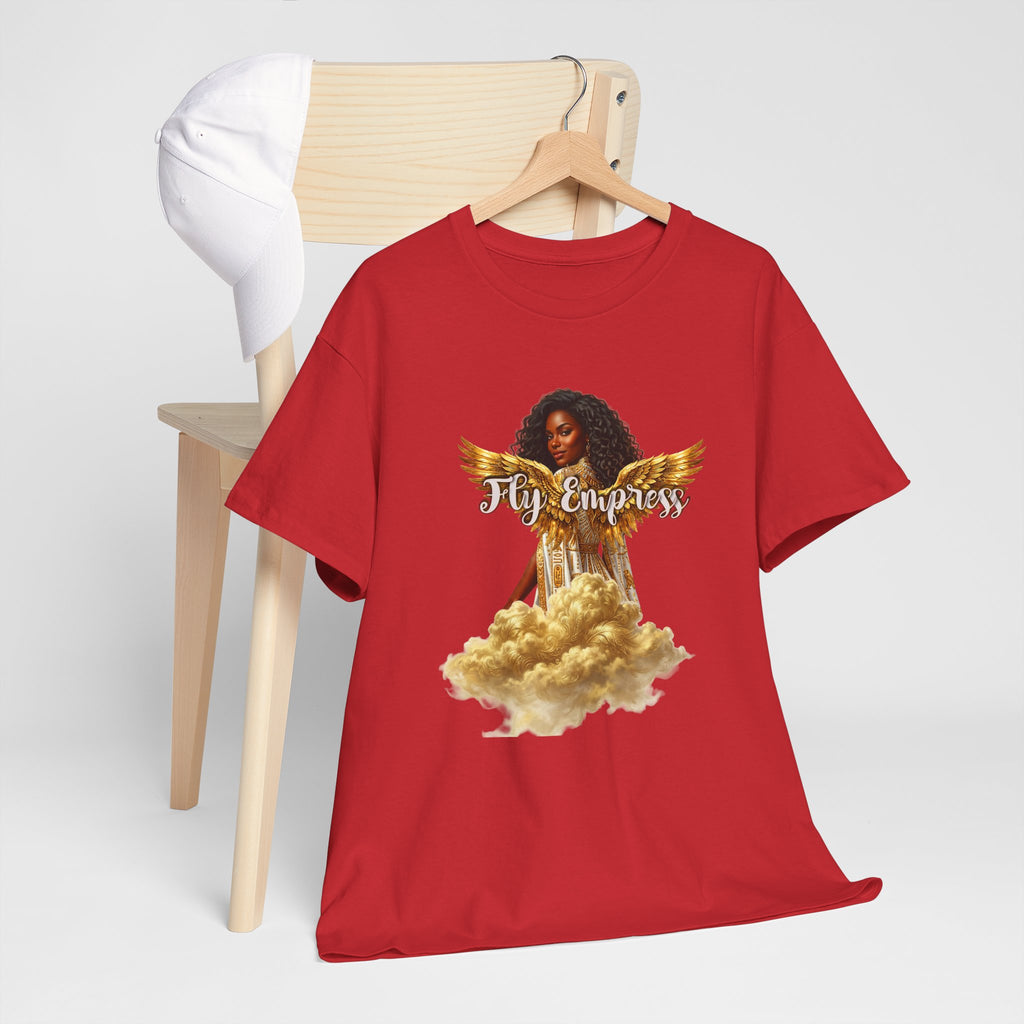 👑🕊️ Fly Empress Angel Wing Tee — Divine Queen Energy Graphic T-Shirt 🔥✨
