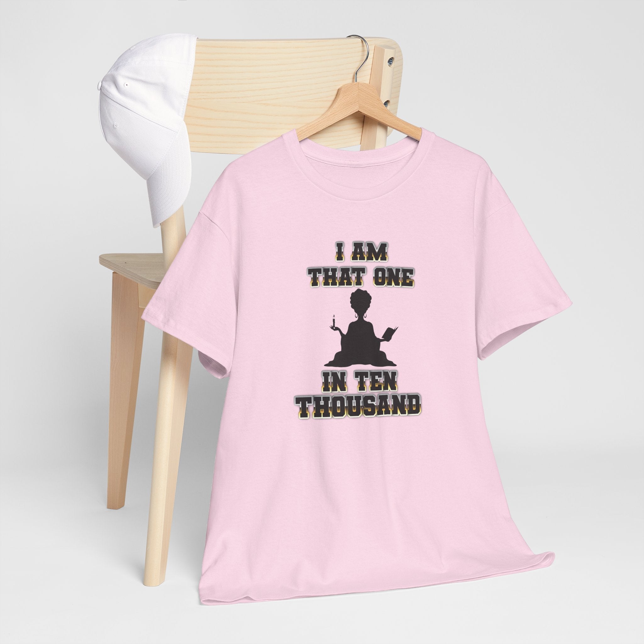 I Am That One in Ten Thousand – Yoga & Spiritual Woman Tee