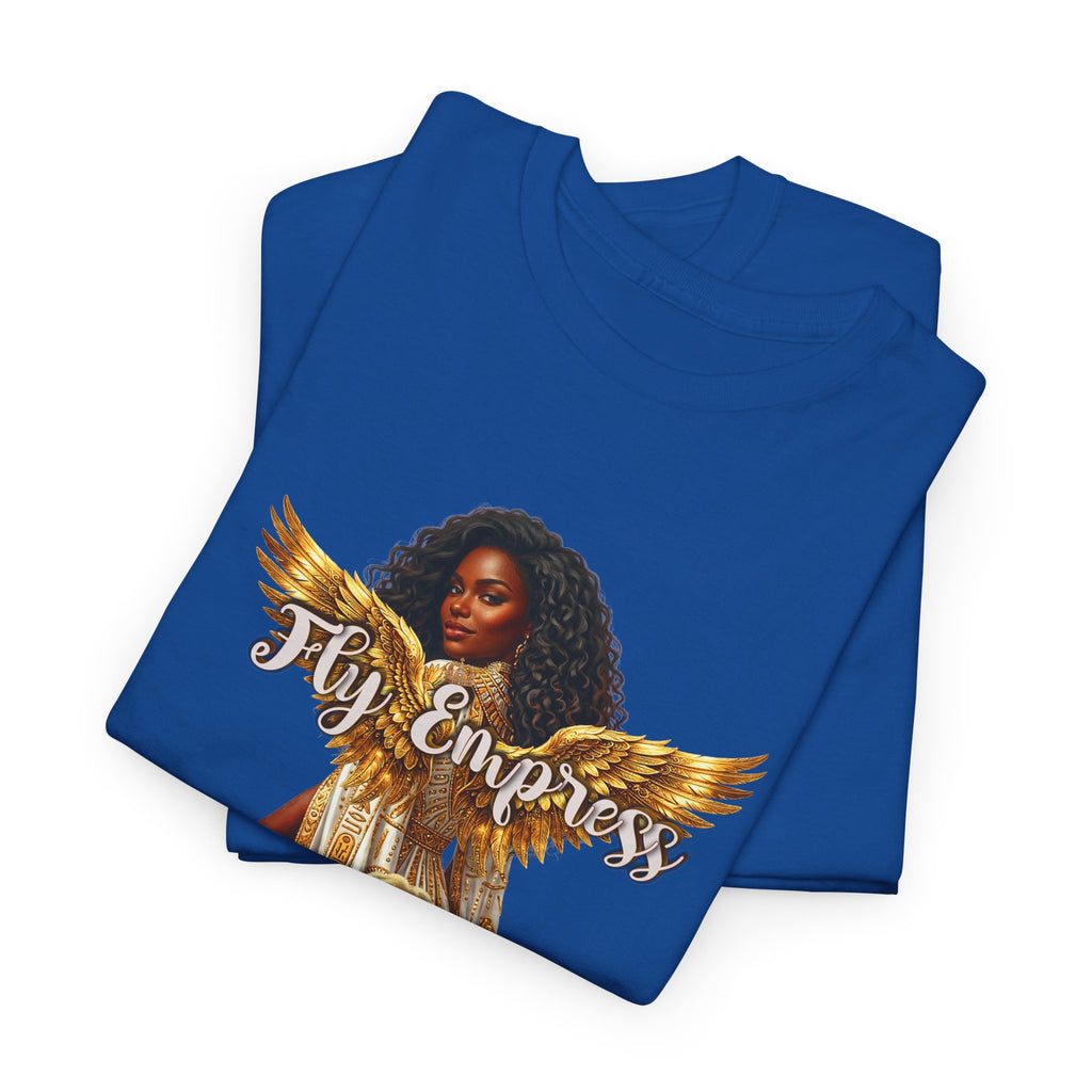 👑🕊️ Fly Empress Angel Wing Tee — Divine Queen Energy Graphic T-Shirt 🔥✨