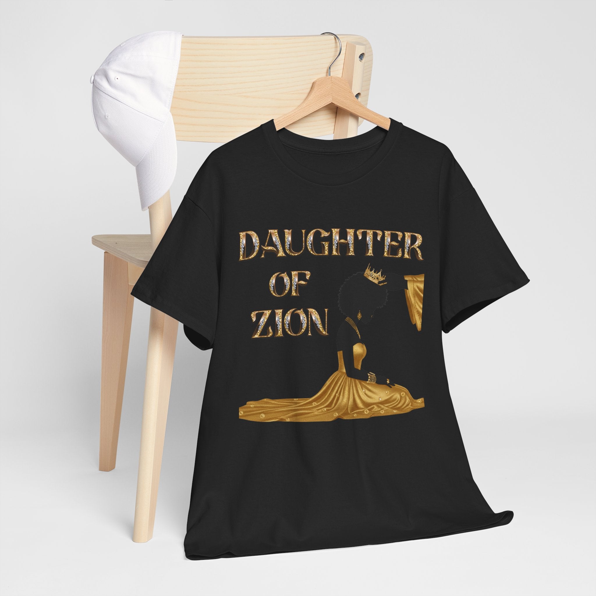 Daughter of Zion Tee — Inspirational Faith Graphic T‑Shirt for Girls & Women