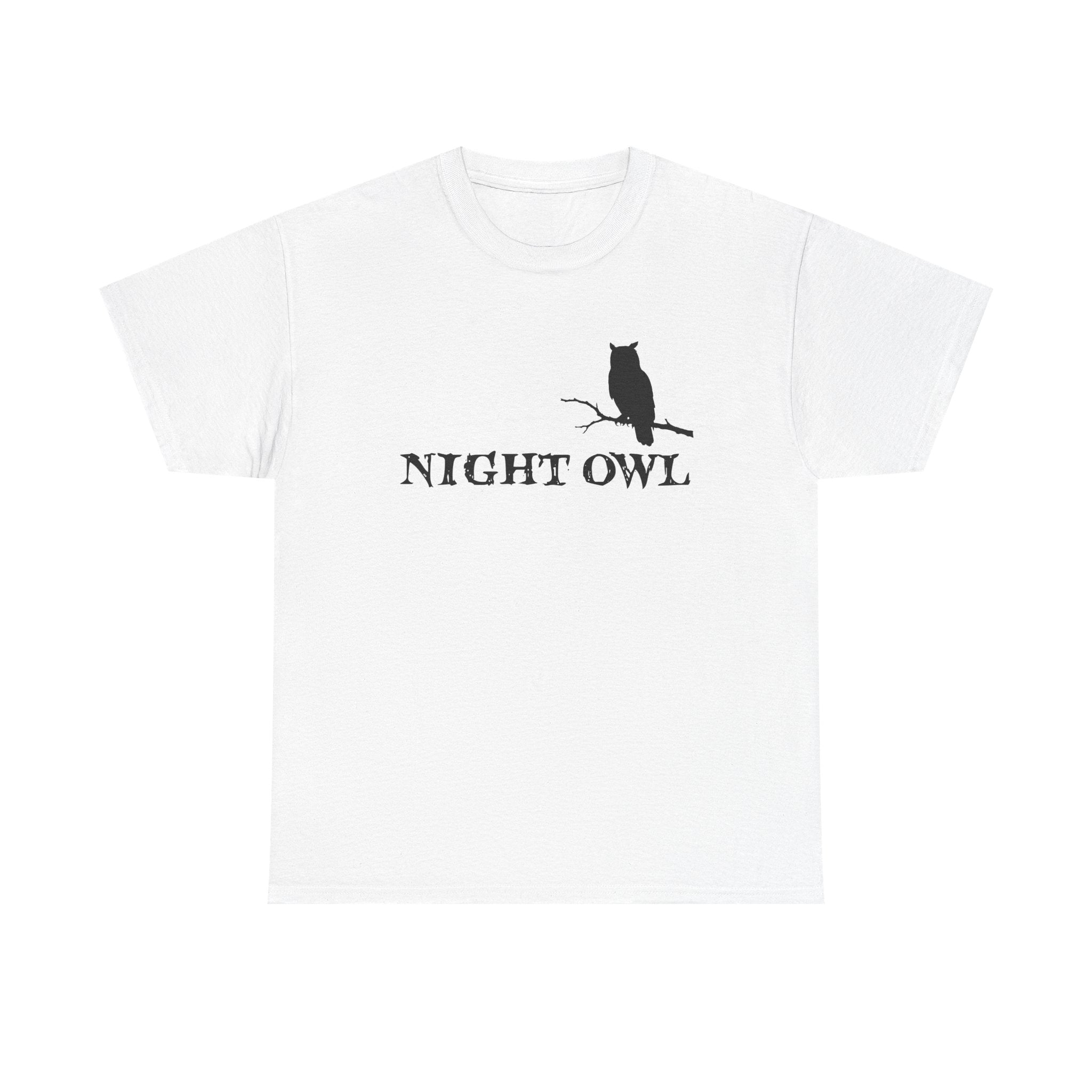 🌙 Night Owl™ Minimal Silhouette Tee