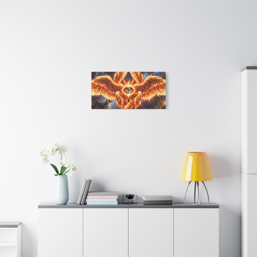 🔥👁️ Holy Seraphim Throne Canvas — Celestial Angelic Realm Wall Art ✨🕊️