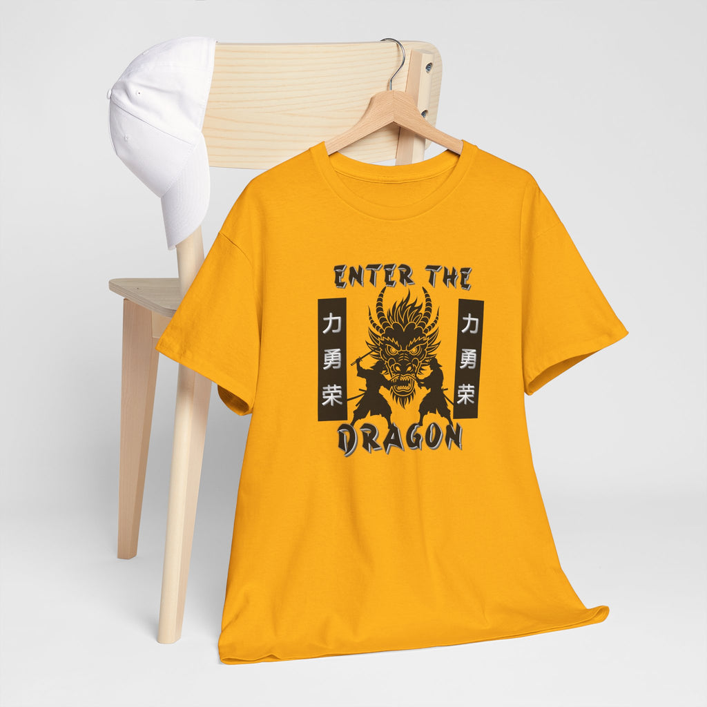 ENTER THE DRAGON — Dragon of Honor Tee | Strength, Courage & Power Graphic Shirt🐉🔥