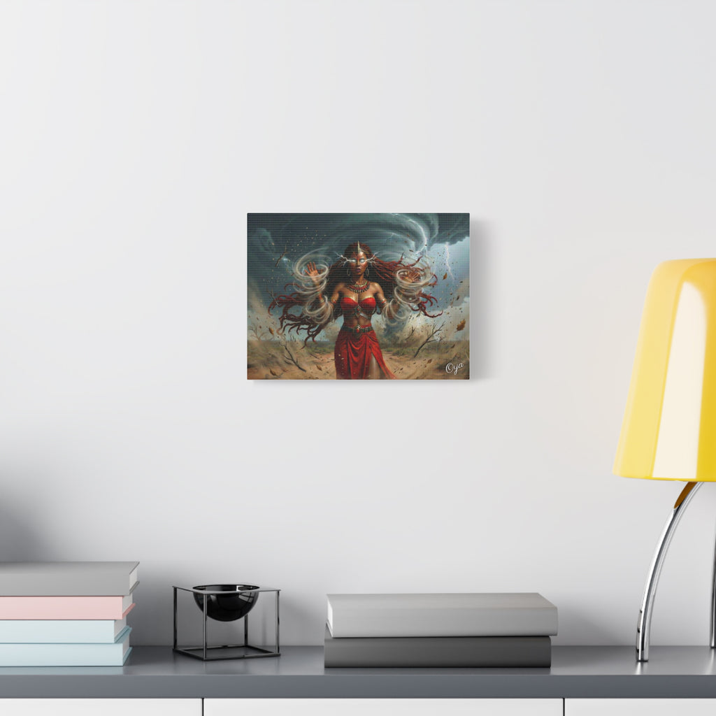 Oya Goddess of the Storm Matte Canvas
