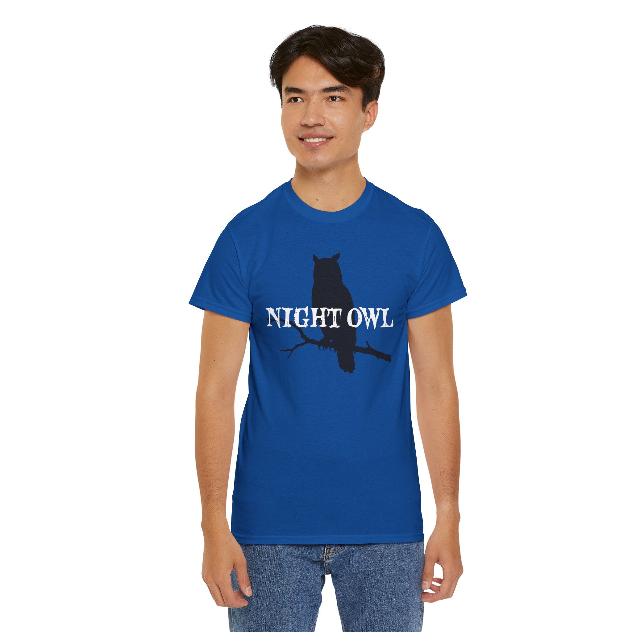 Night Owl T-Shirt — Silhouette Owl Graphic Tee