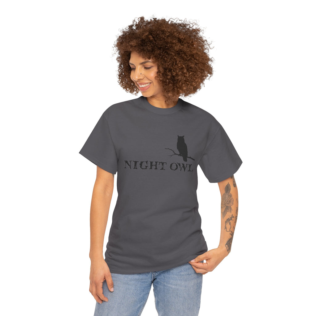 🌙 Night Owl™ Minimal Silhouette Tee