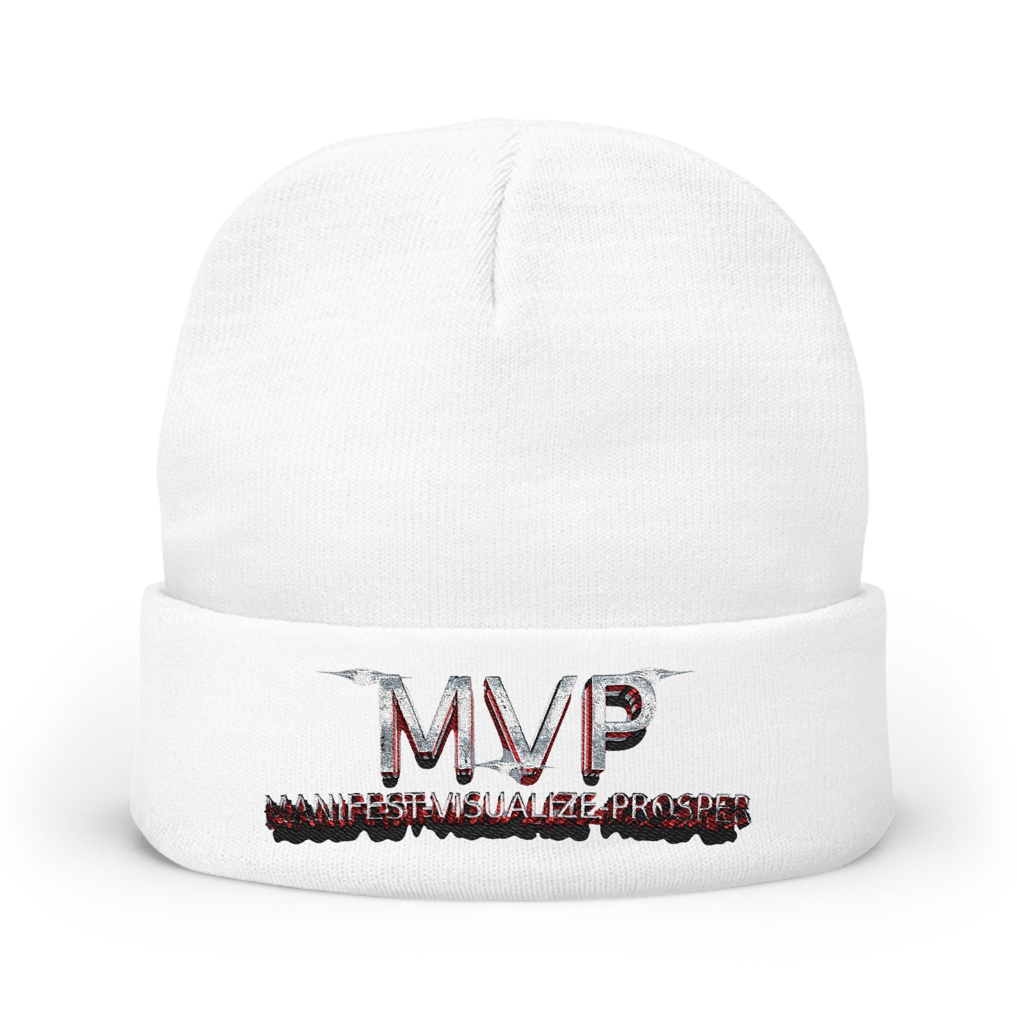 MVP™ Knit Beanie — Warm, Embroidered Statement Cap