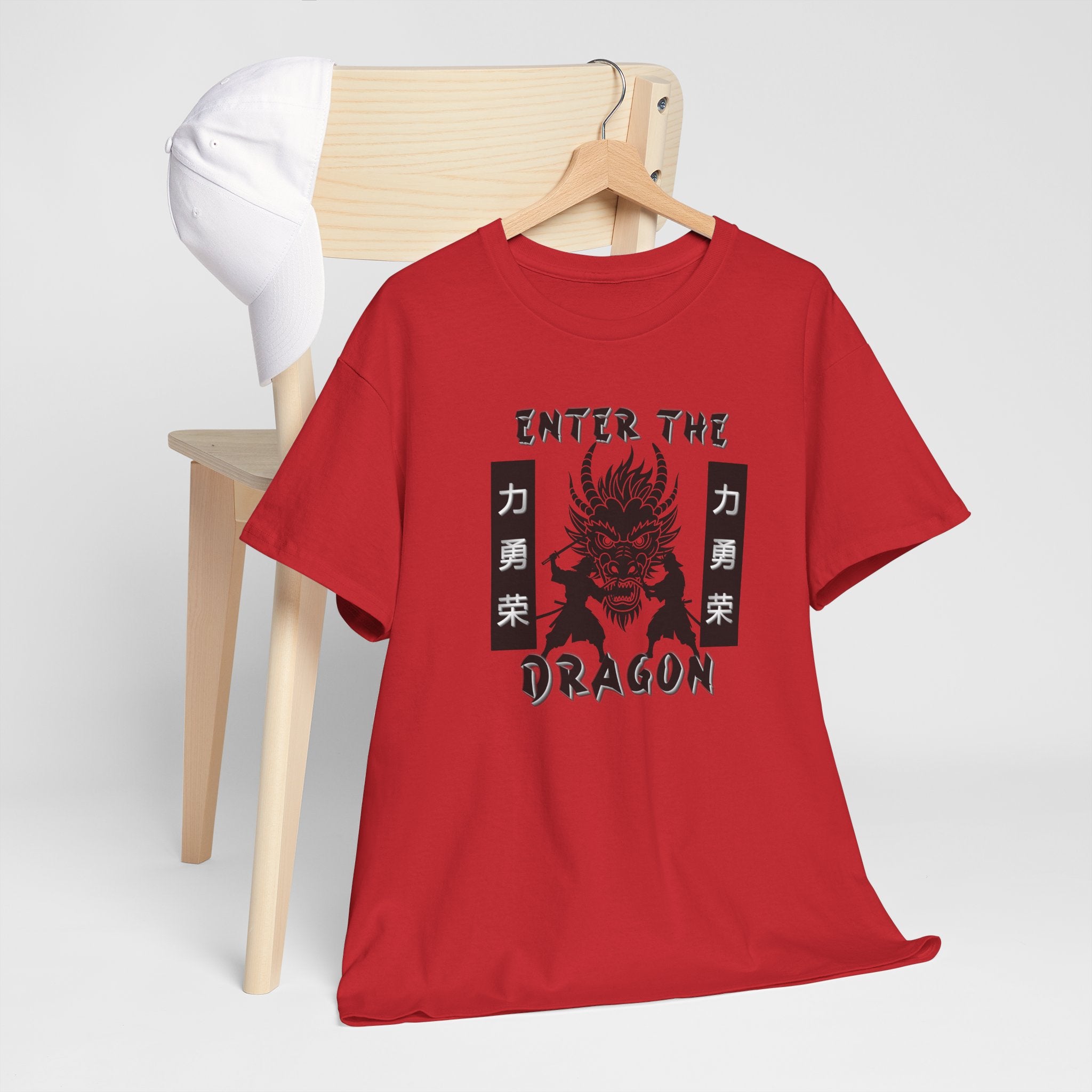 ENTER THE DRAGON — Dragon of Honor Tee | Strength, Courage & Power Graphic Shirt🐉🔥
