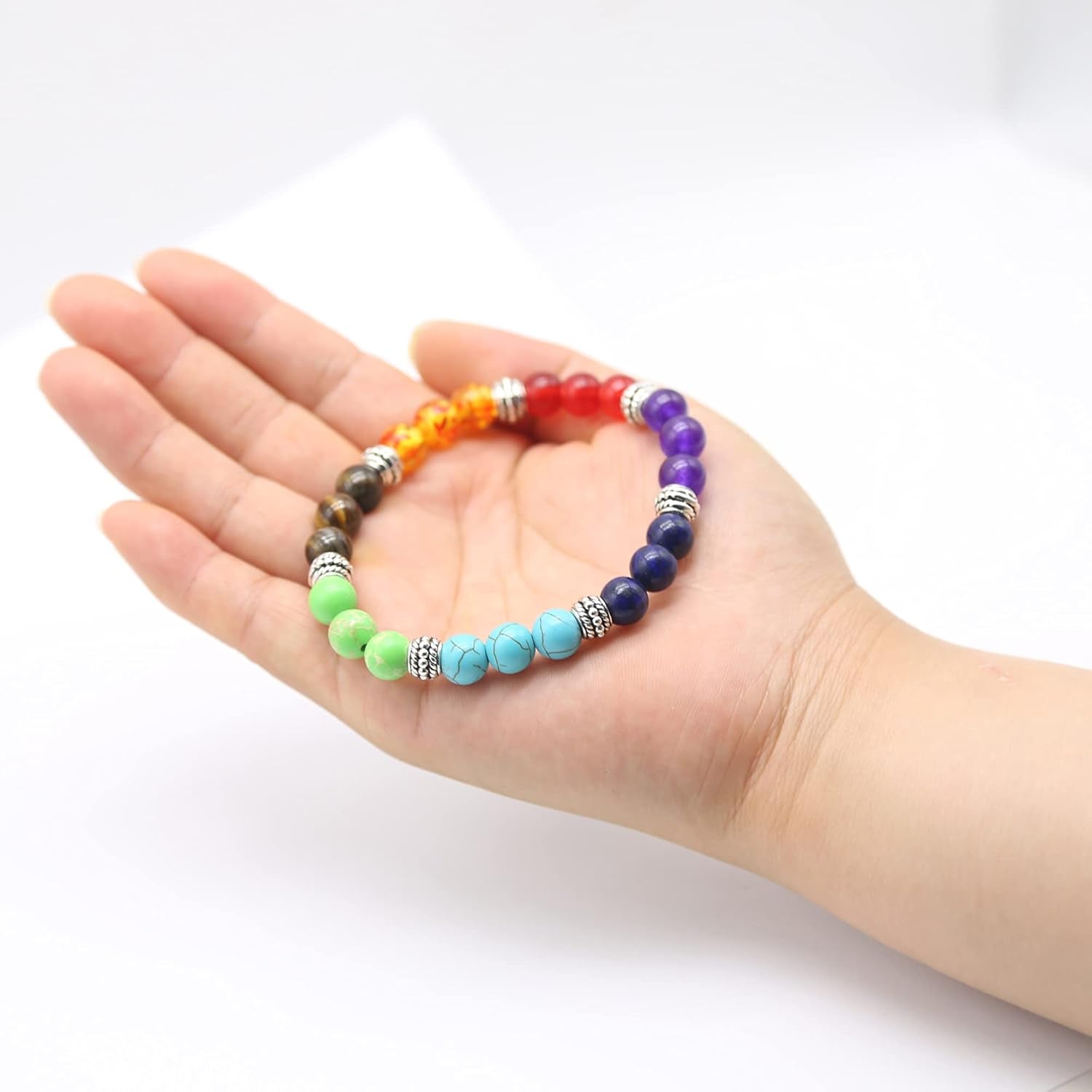 7 Chakra Orgone Energy Protection Necklace & Bracelet Set For Men And Women